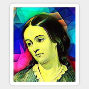 Margaret Fuller Colourful Portrait | Margaret Fuller artwork 6 Sticker